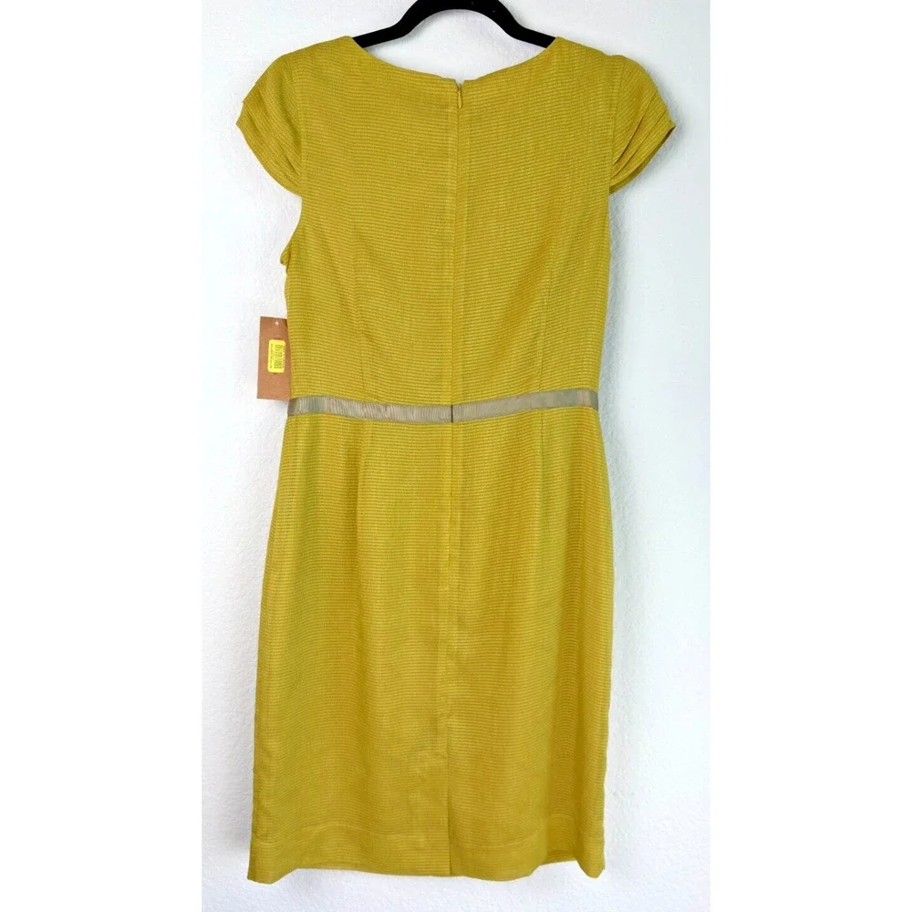 Women's Cremieux Ruth Faux Wrap Dress in Celadon Cap Sleeves Sz 6 New With Tags